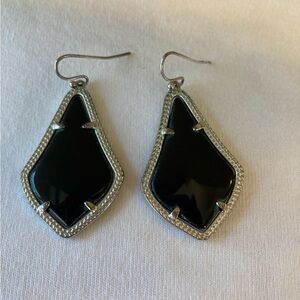 Kendra Scott Black Dangle Earrings